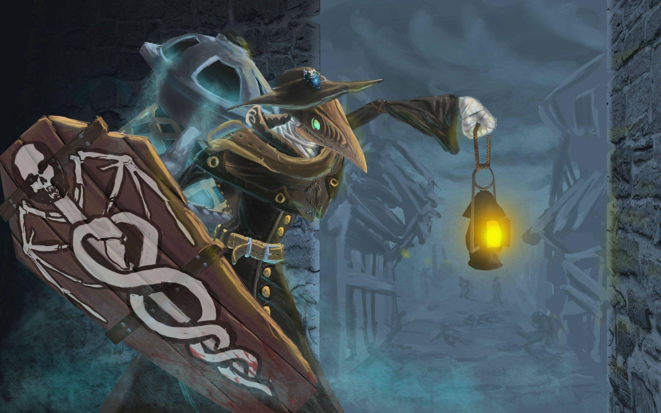 2500x1562 Epidemic Singed by Scodo of Legends Wallpaper
