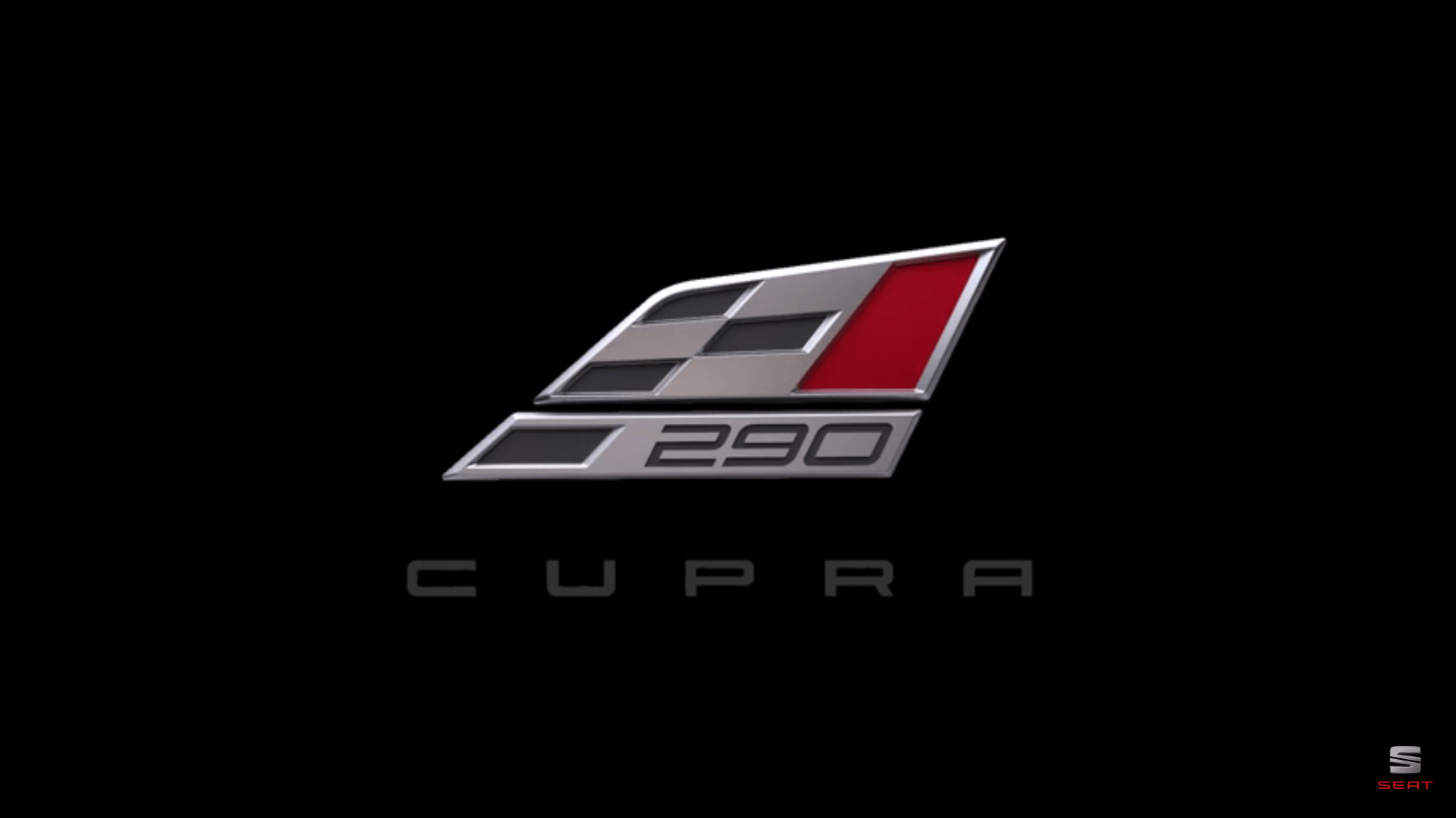2001x1125 Black and Red Seat Leon Cupra Logo Vinyl for Cars