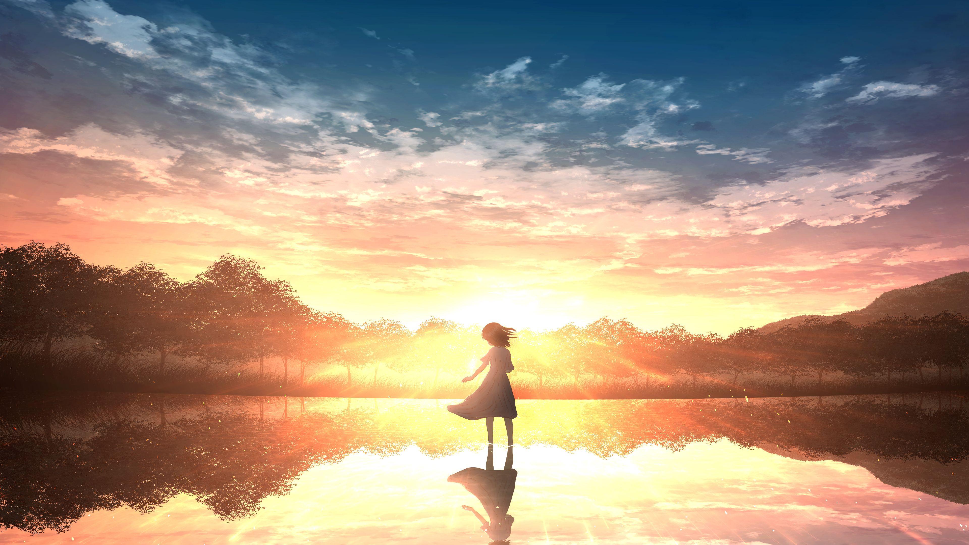 3840x2160 Young Girl Salar De Uyuni, HD Anime, 4k Wallpaper, Image