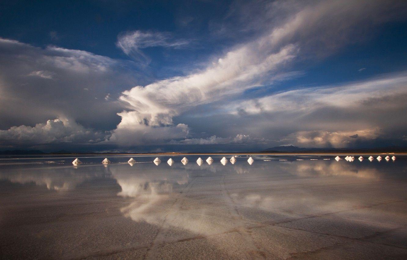 1332x850 Wallpaper water, nature, Bolivia, salt marsh, Uyuni, uyuni image
