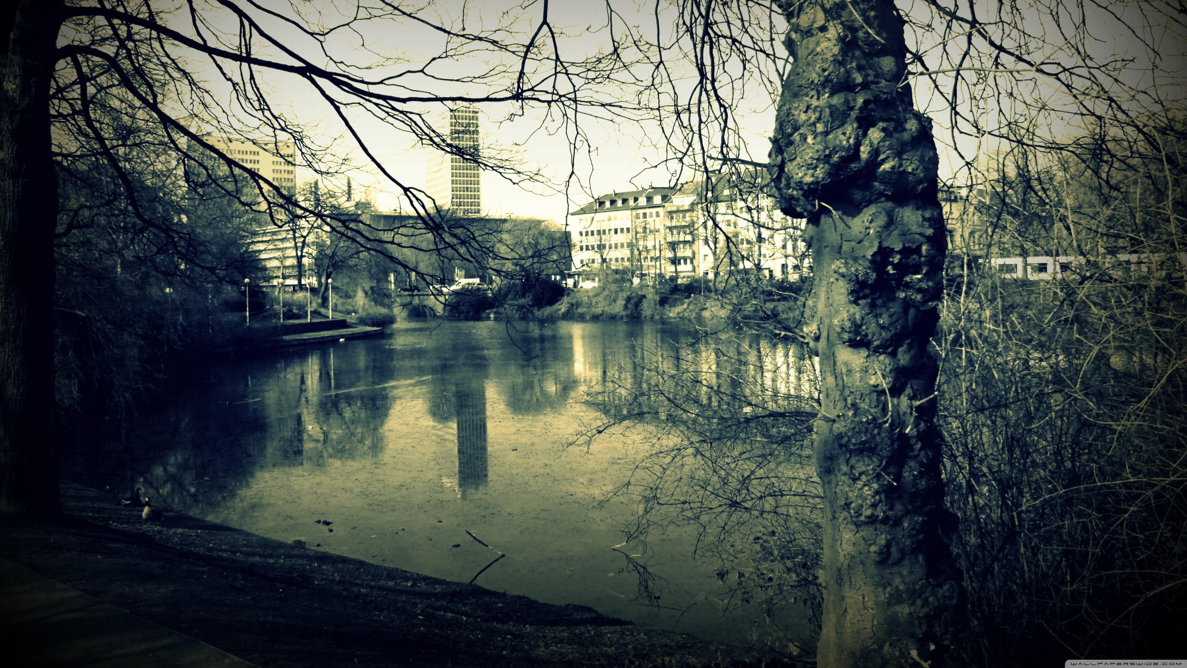 3840x2160 Düsseldorf Wallpaper