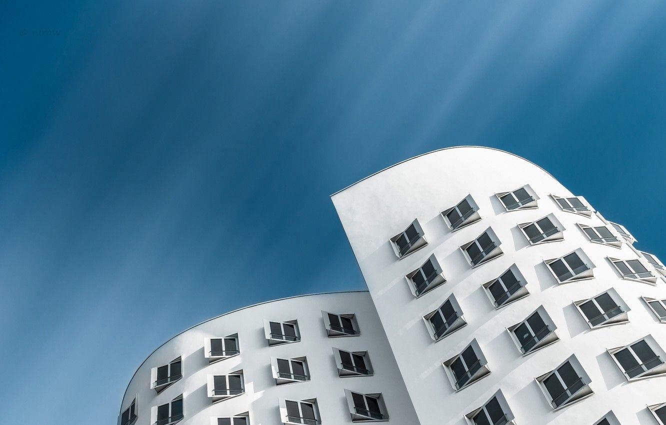 1332x850 Wallpaper the city, architecture, Düsseldorf, Gehry House image