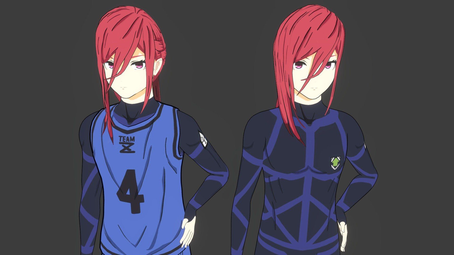 1920x1080 Blue Lock] Chigiri Hyoma 3D Model model by Ella [6100b73]