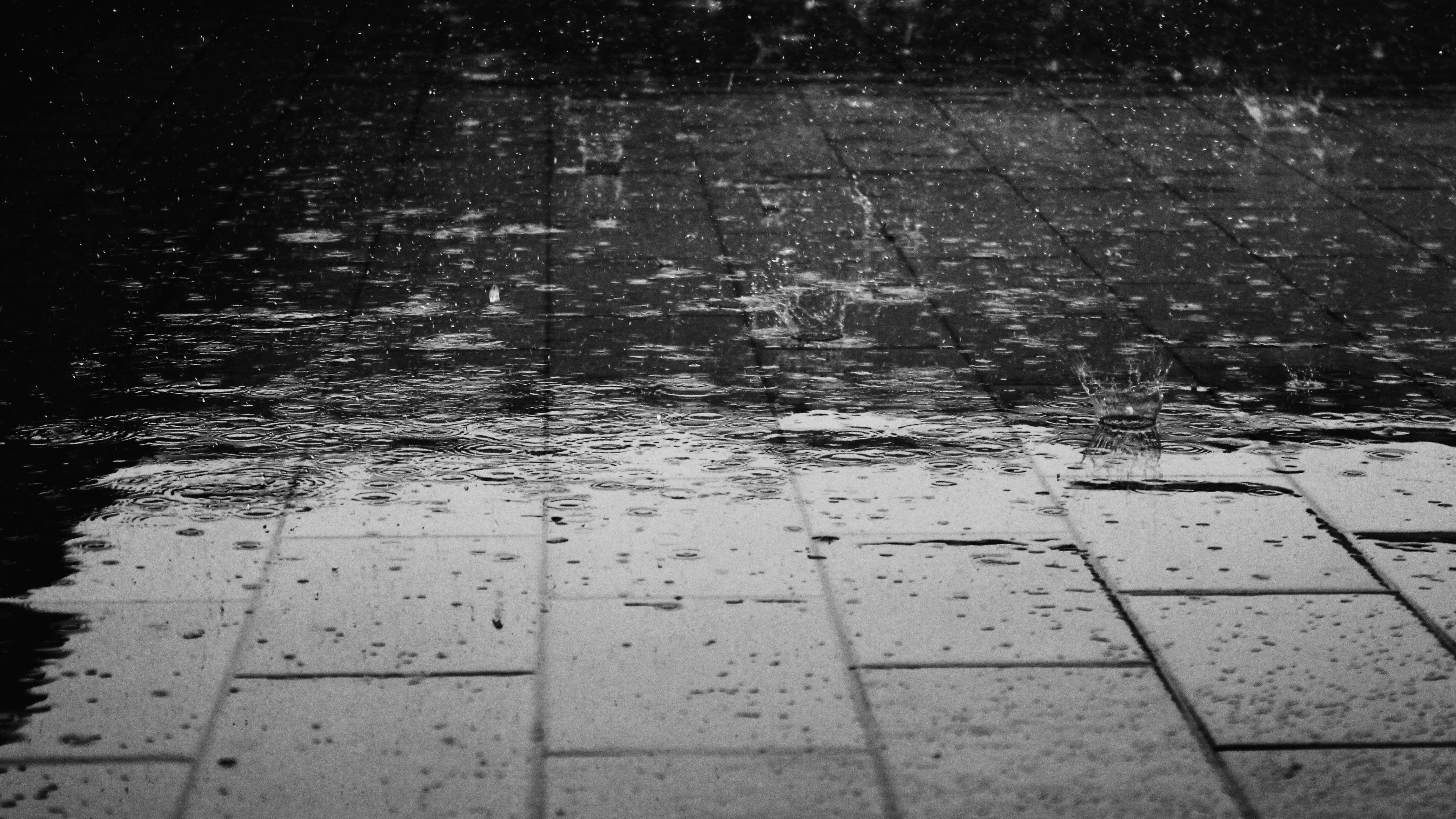 3840x2160 4K Rain Wallpaper