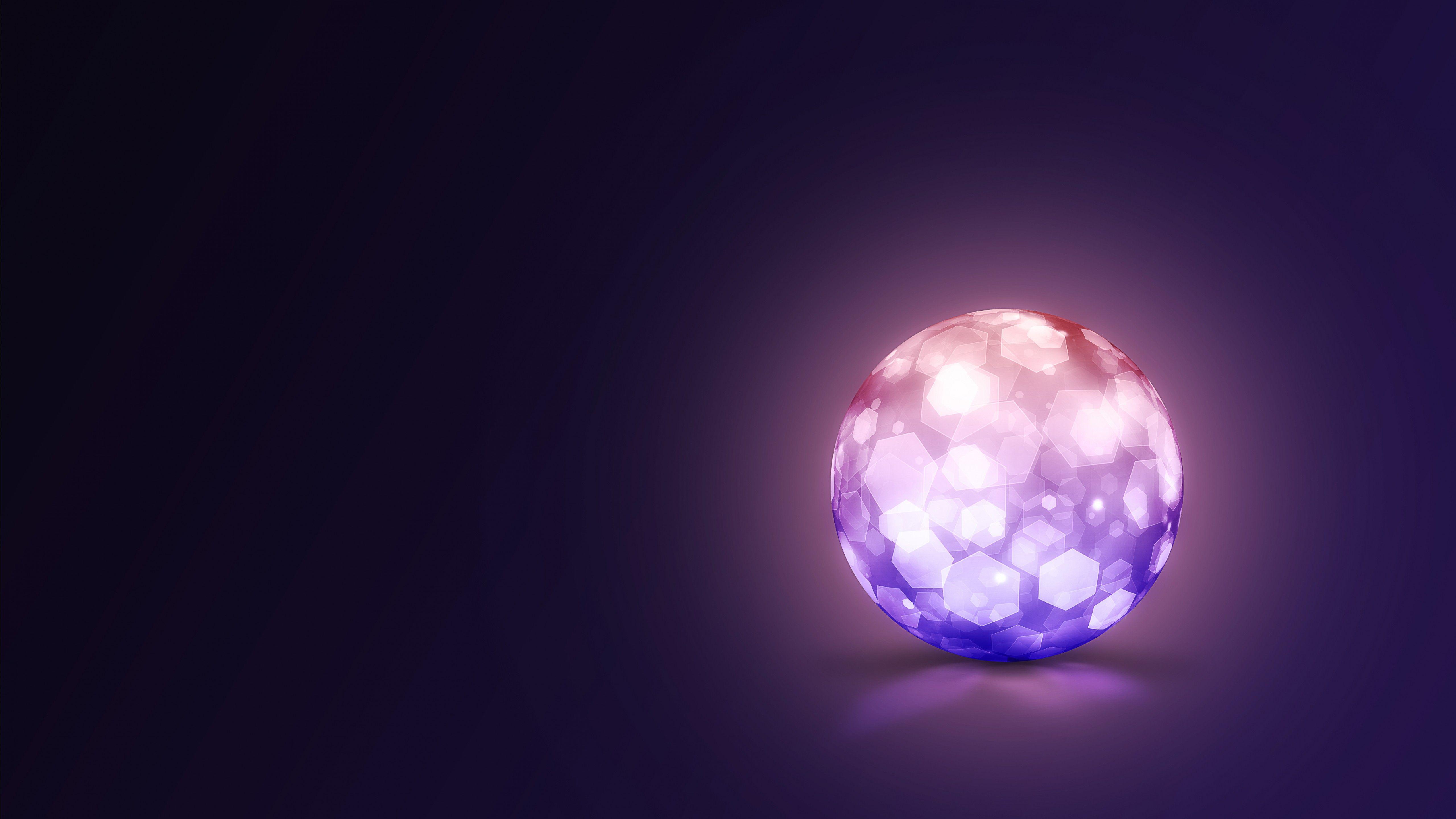 5120x2880 Ball Lightning Wallpaper High Quality