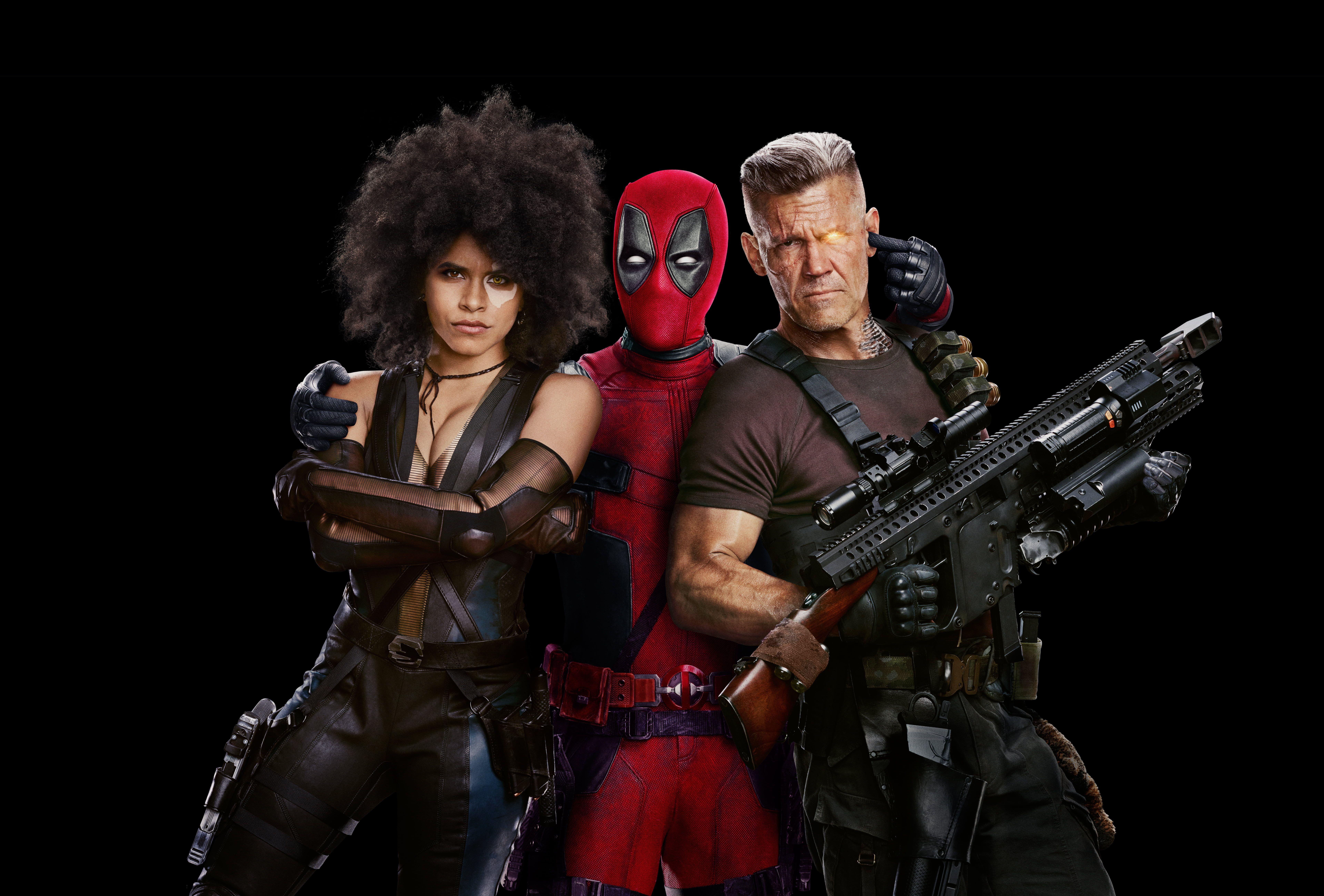 7680x5200 Deadpool illustration, Deadpool Domino, Cable HD wallpaper