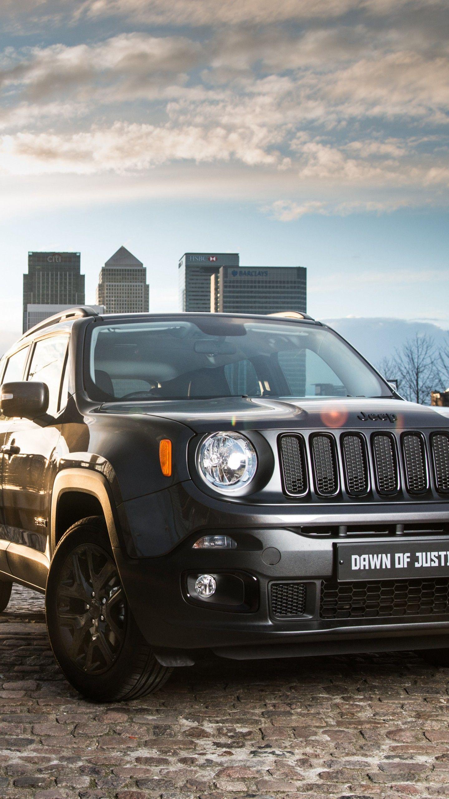 1440x2560 Wallpaper Jeep Renegade Dawn of Justice, Batman v Superman: Dawn