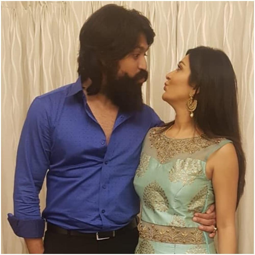 1000x1000 KGF star Yash and Radhika Pandit's romantic photo are proof