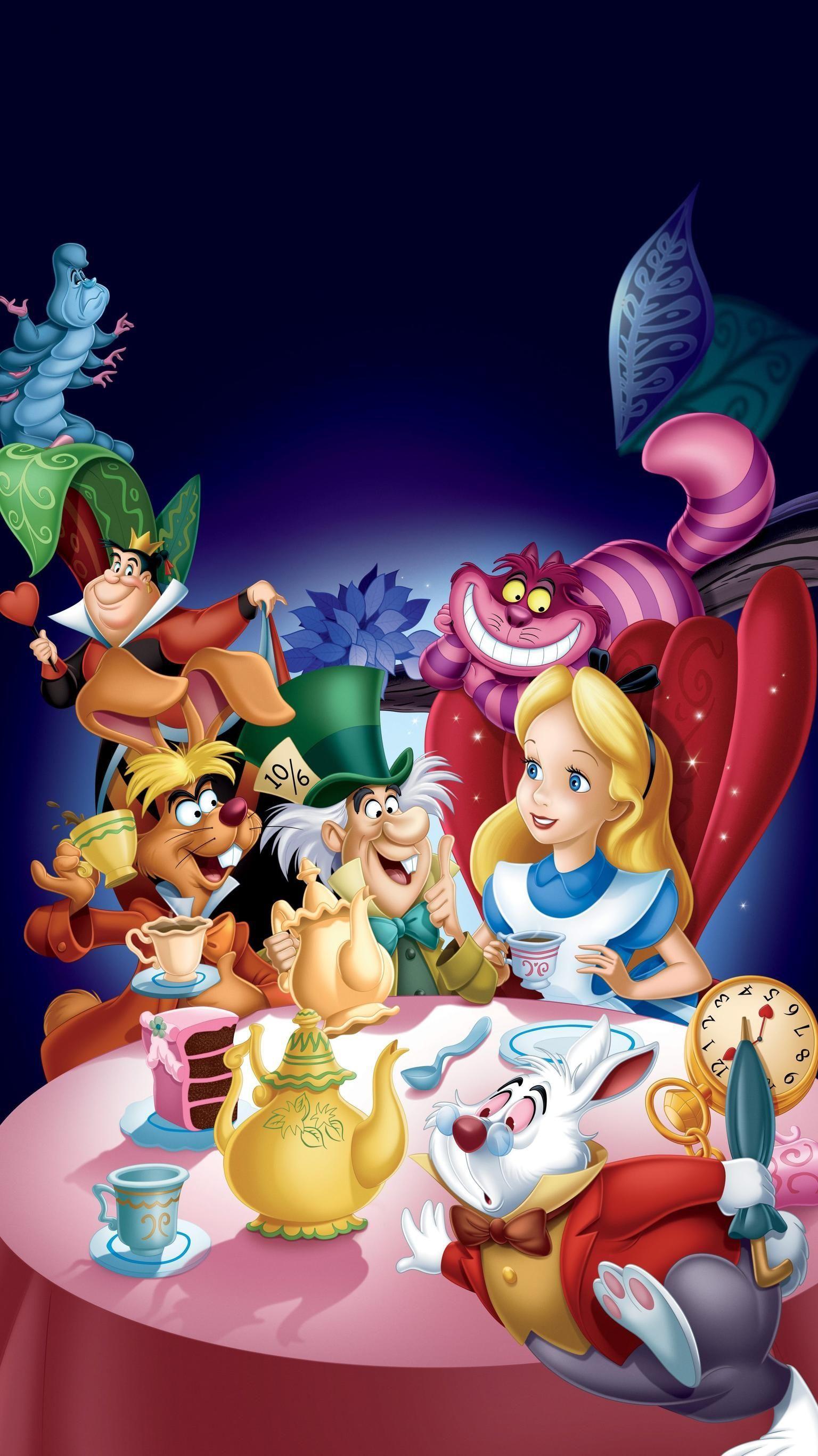 Alice in Wonderland Disney Wallpapers - Top Free Alice in Wonderland Disney  Backgrounds - WallpaperAccess