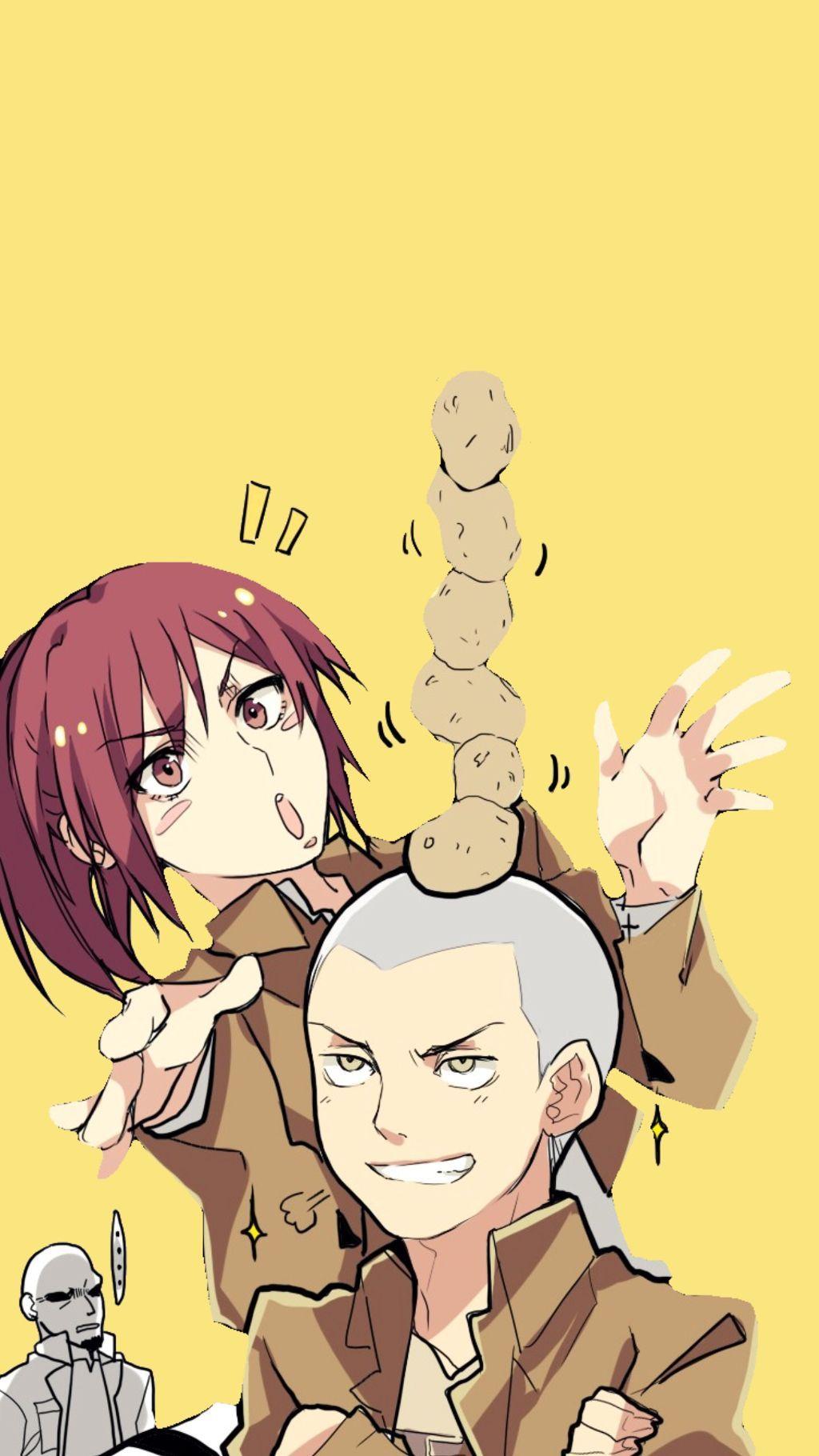 1024x1820 attackontitan shingekinokyojin sashablouse sasha connie