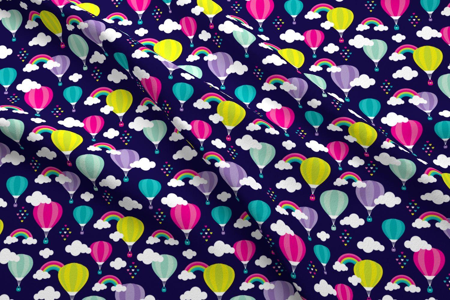 1500x1000 hot air balloon fabric, wallpaper & gift wrap