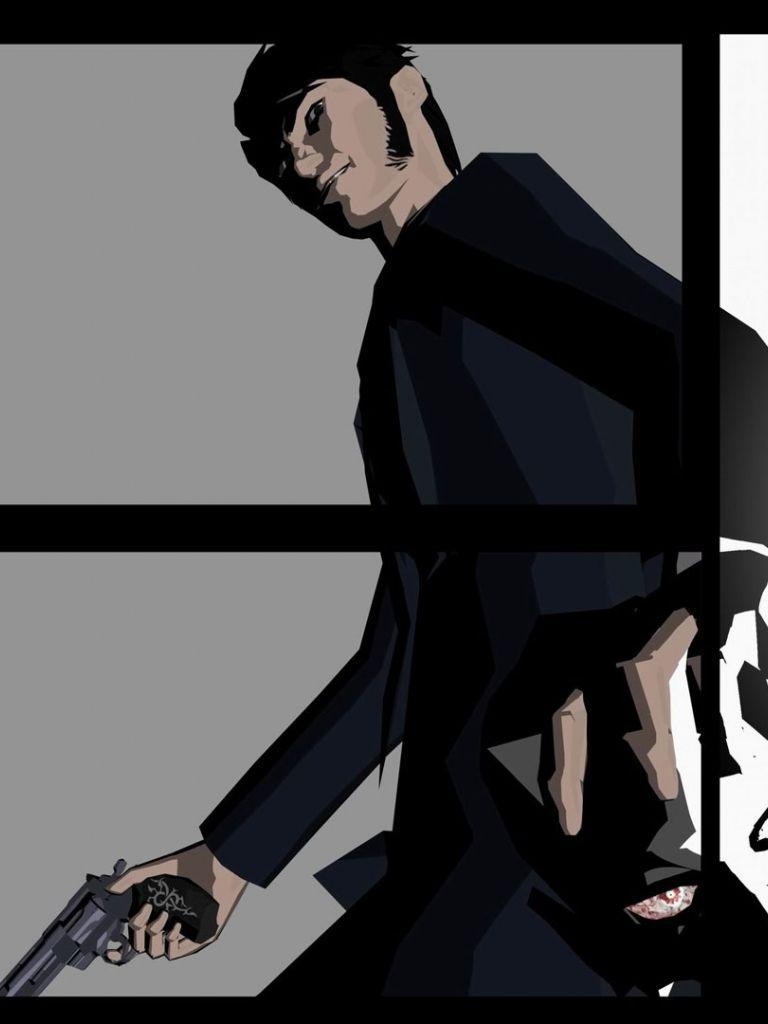 768x1024 Free download Killer 7 Dan Smith Carrying A Head [1260x1080]