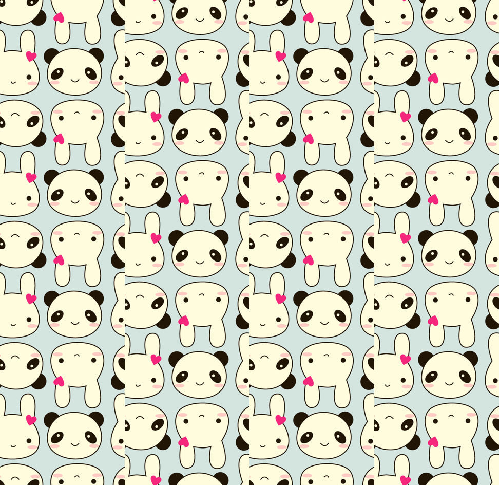 972x944 Super Cute Kawaii fabric