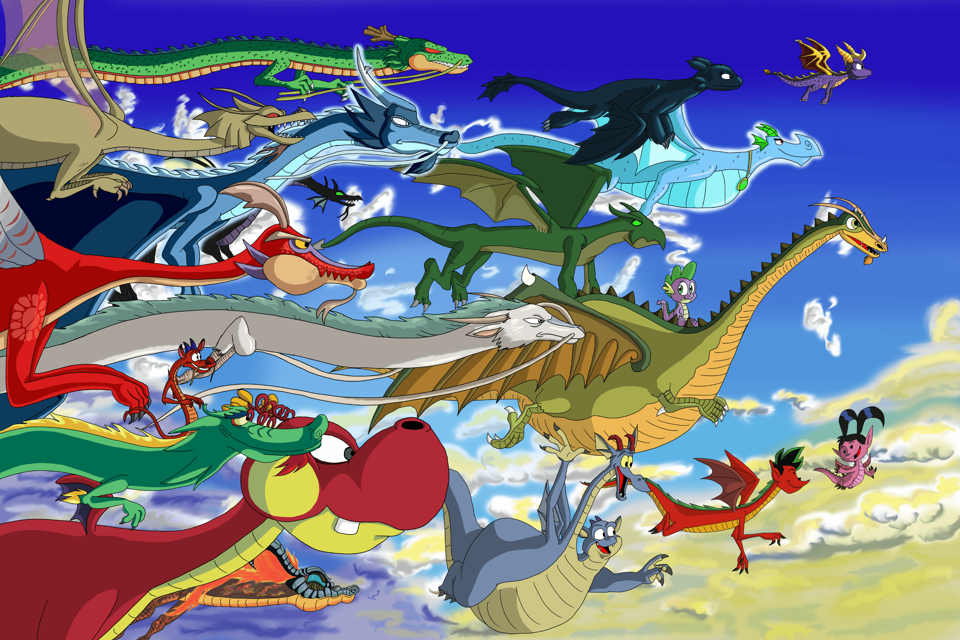 3221x2147 American Dragon: Jake Long Wallpaper