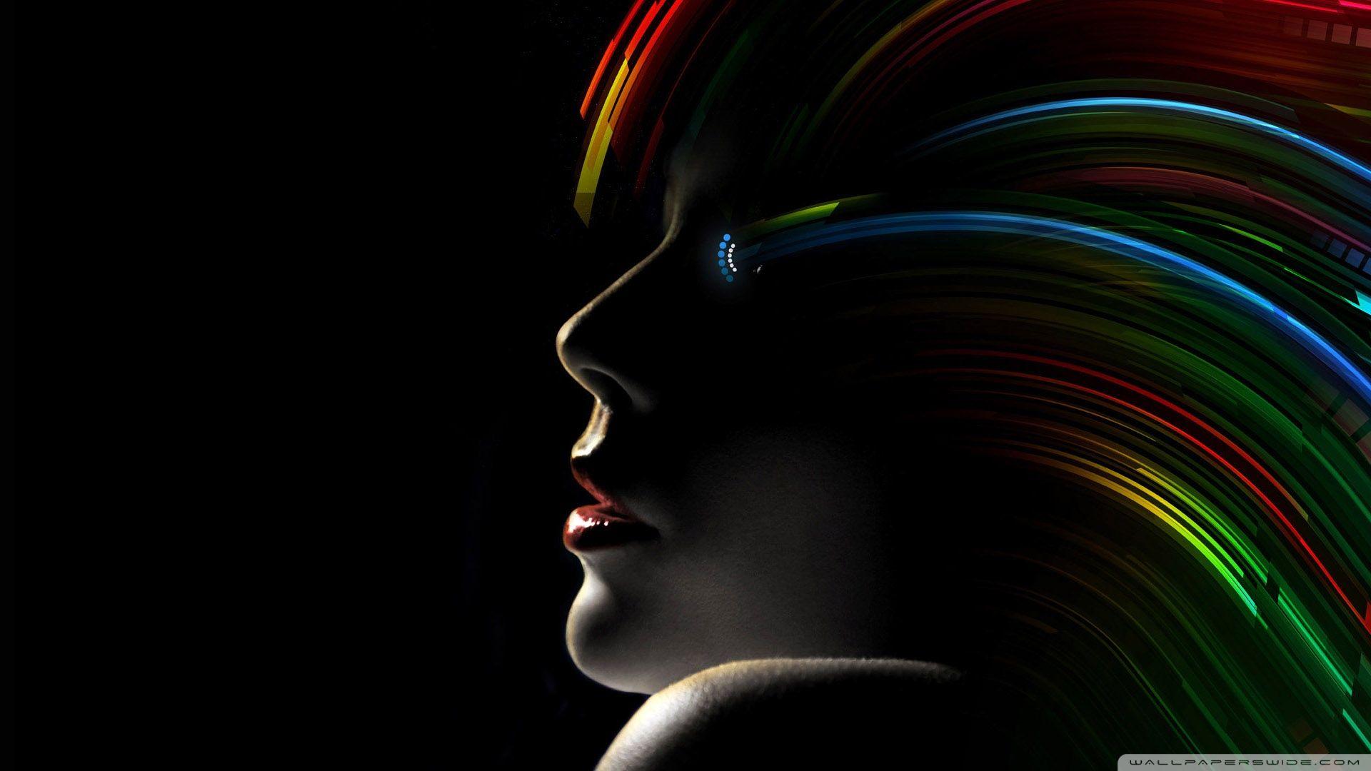 1920x1080 Download Hair Rainbow Wallpaper 1920x1080