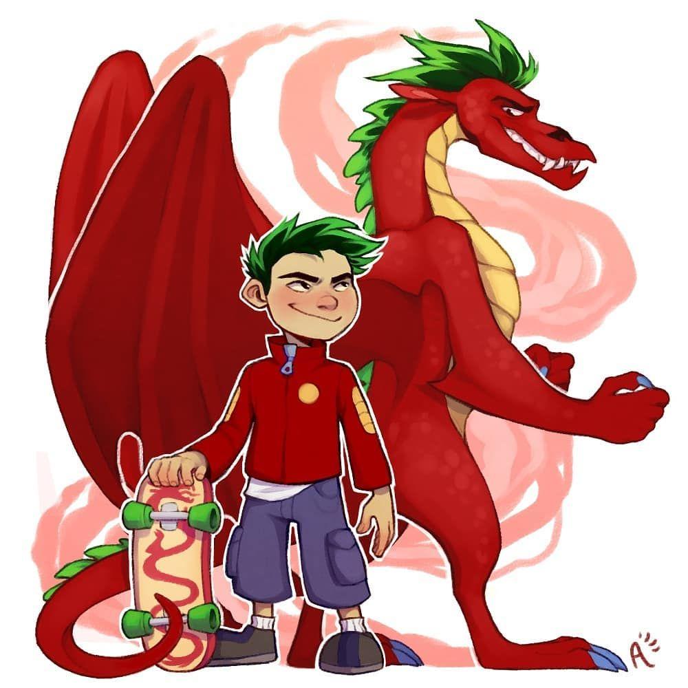 1000x1000 Guess I'm doing a childhood cartoon theme. American Drago