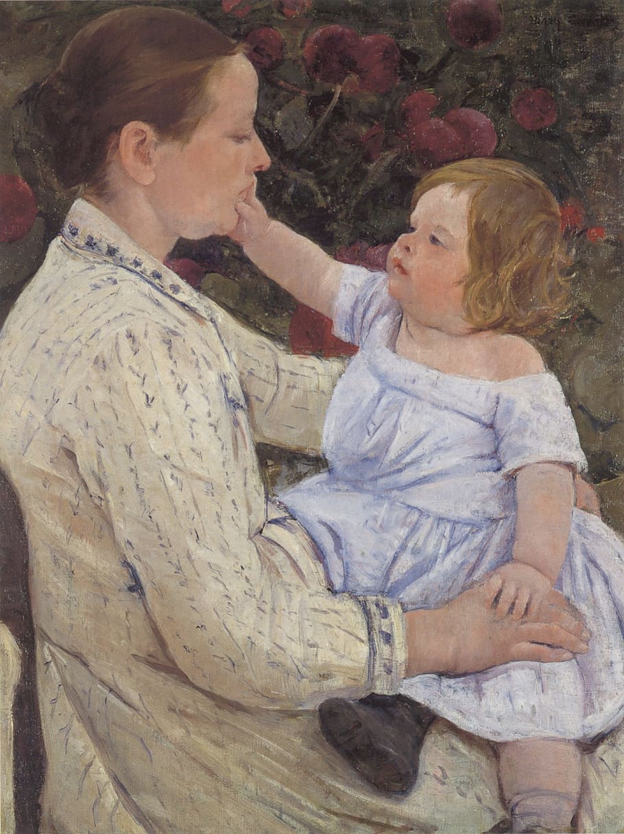 910x1216 HD wallpaper: Mary Cassatt, Painting, Oil, Oil On Canvas, art