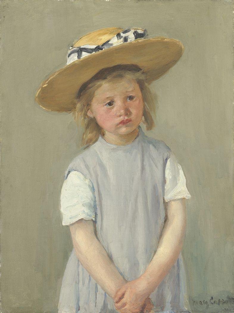 786x1050 Child in a Straw Hat Mary Cassatt on USEUM