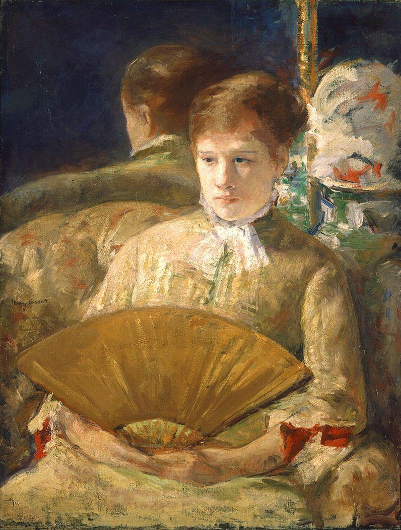796x1050 Woman with a Fan Mary Cassatt on USEUM