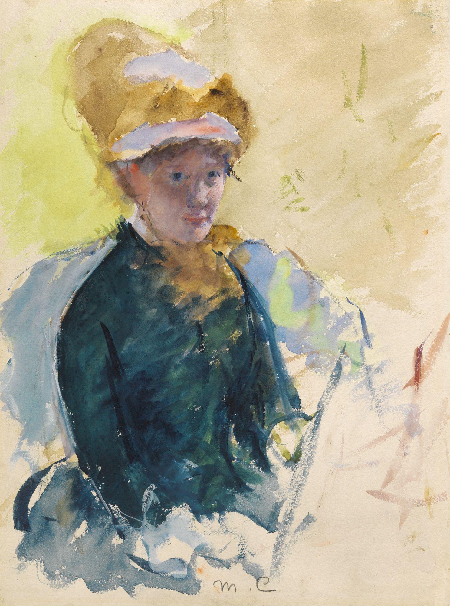 1487x2000 Mary Cassatt Self Portrait. National Portrait Gallery