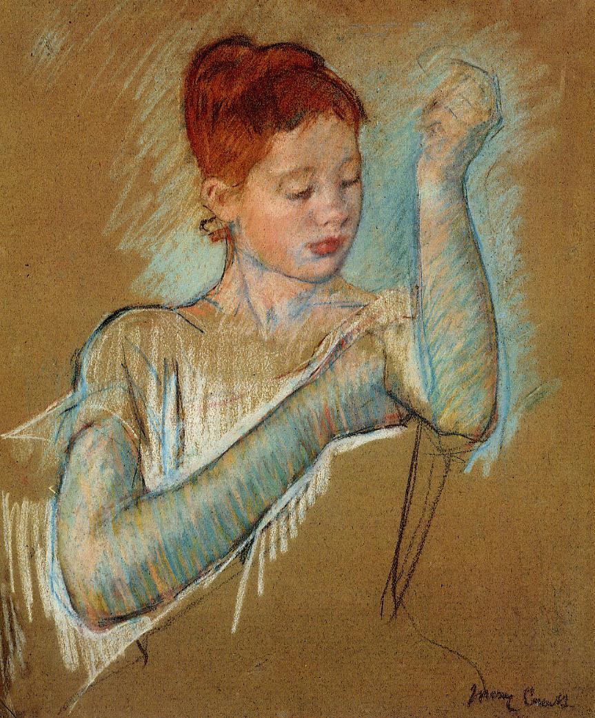863x1042 Mary Cassatt Long Gloves picture