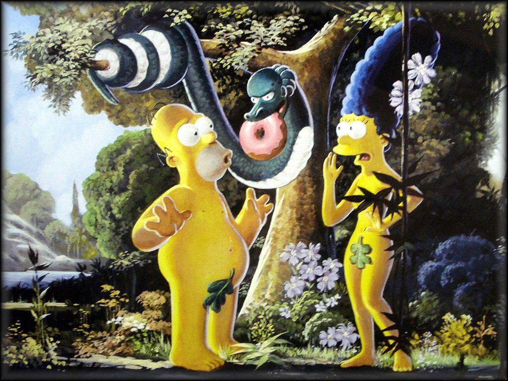 1024x768 Adam and Eve Background. All Hallows Eve