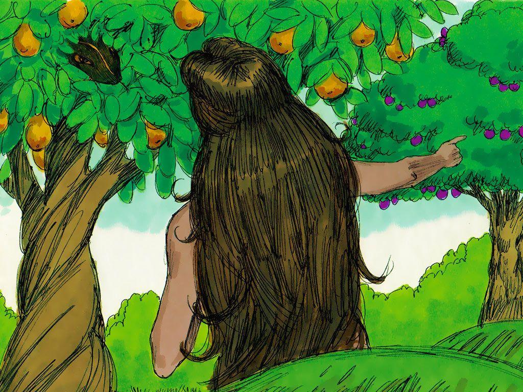 1024x768 FreeBibleimage - Adam and Eve disobey God - Adam and Eve