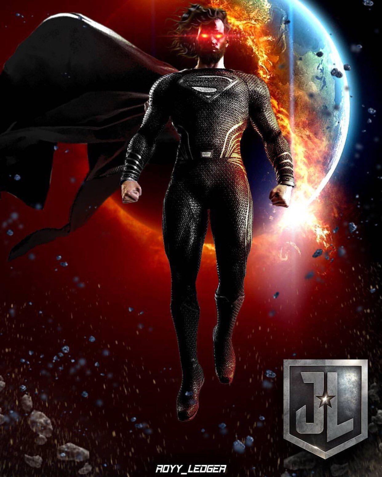 1242x1552 So amazing! Superman's Black Suit by Royy Ledger. Black