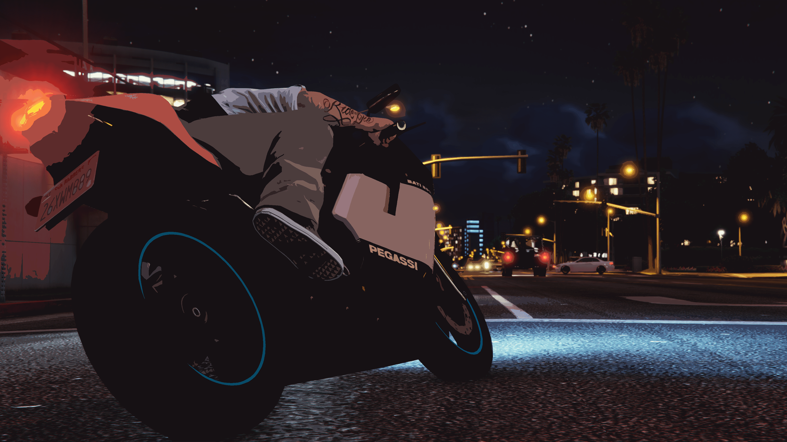 2560x1440 Ride or Die (GTA V Wallpaper)