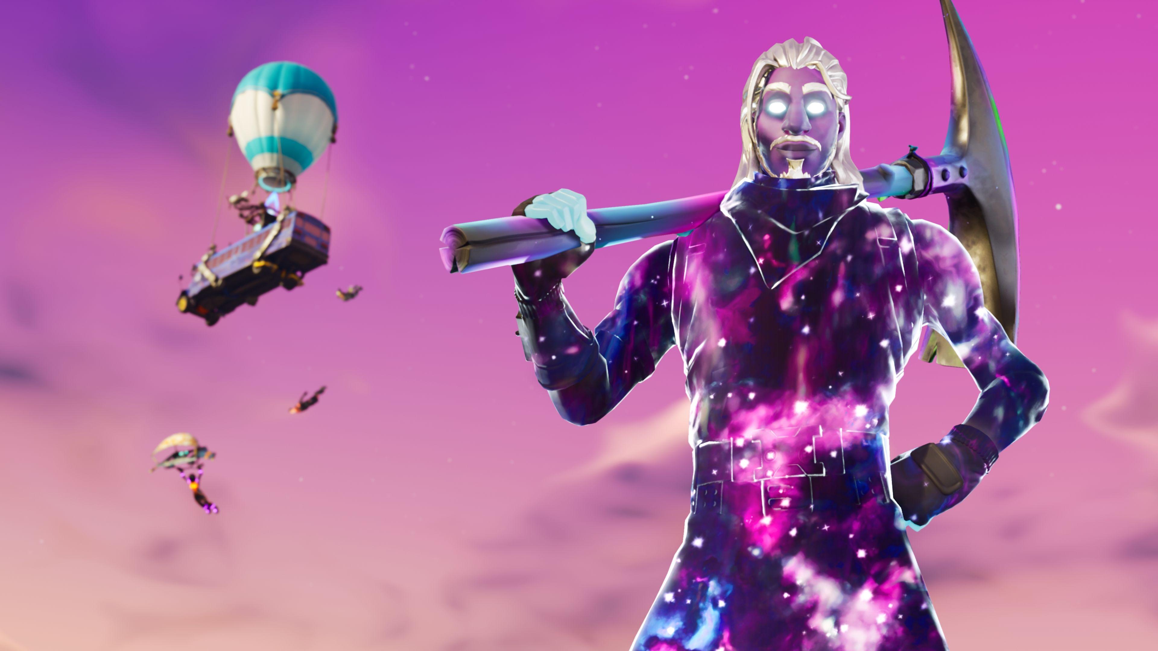 3840x2160 Free download Galaxy Man Fortnite Season 6 4K Wallpaper HD