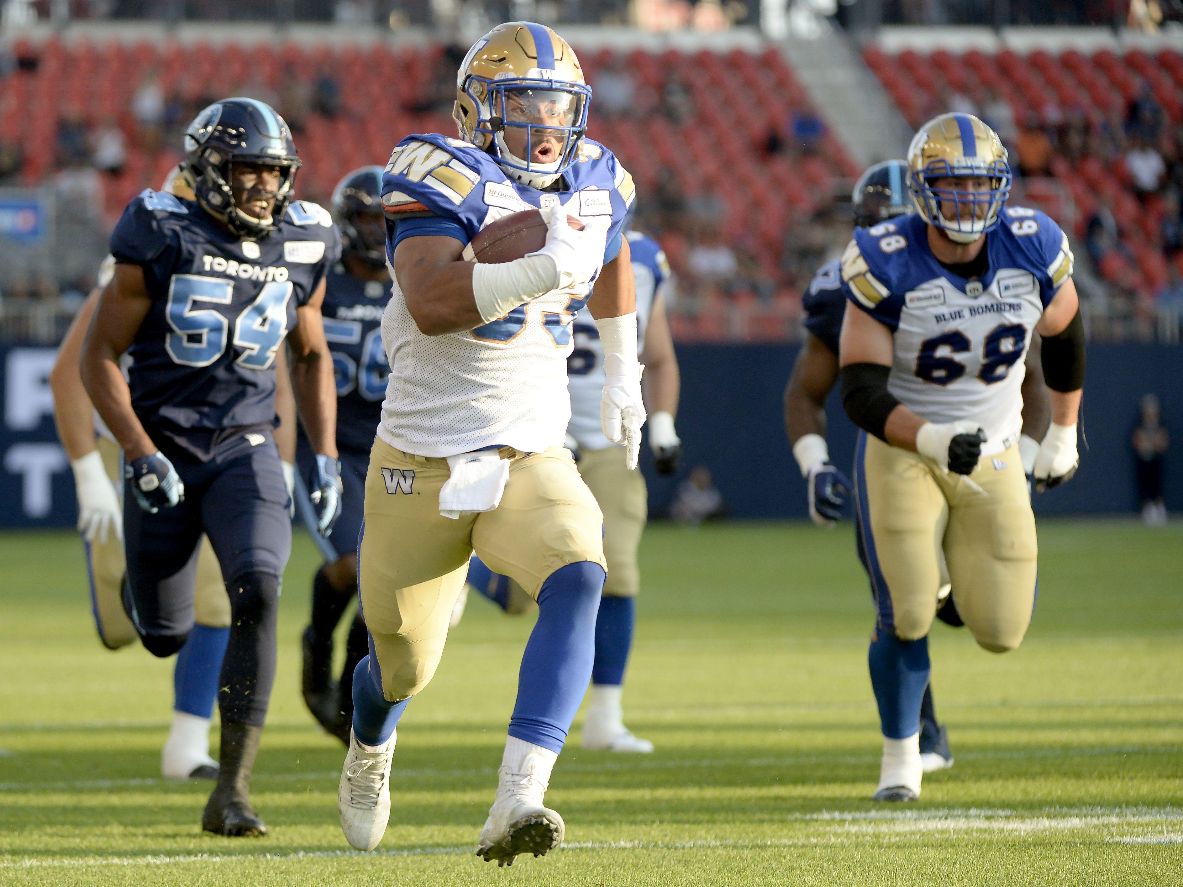 3774x2830 Game Recap. TOR 28 WPG 27 Blue Bombers
