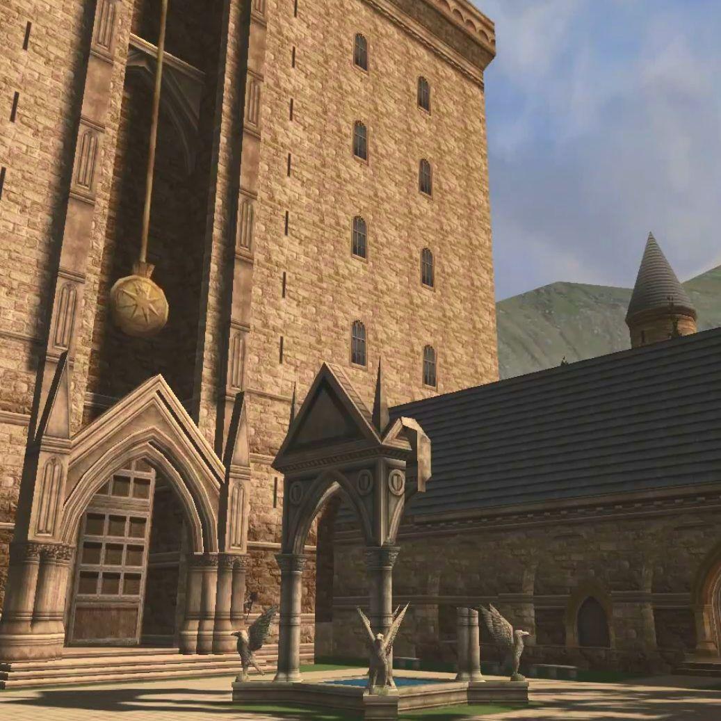 1037x1037 Hogwarts School Grounds Harry Potter and the Prisoner of Azkaban