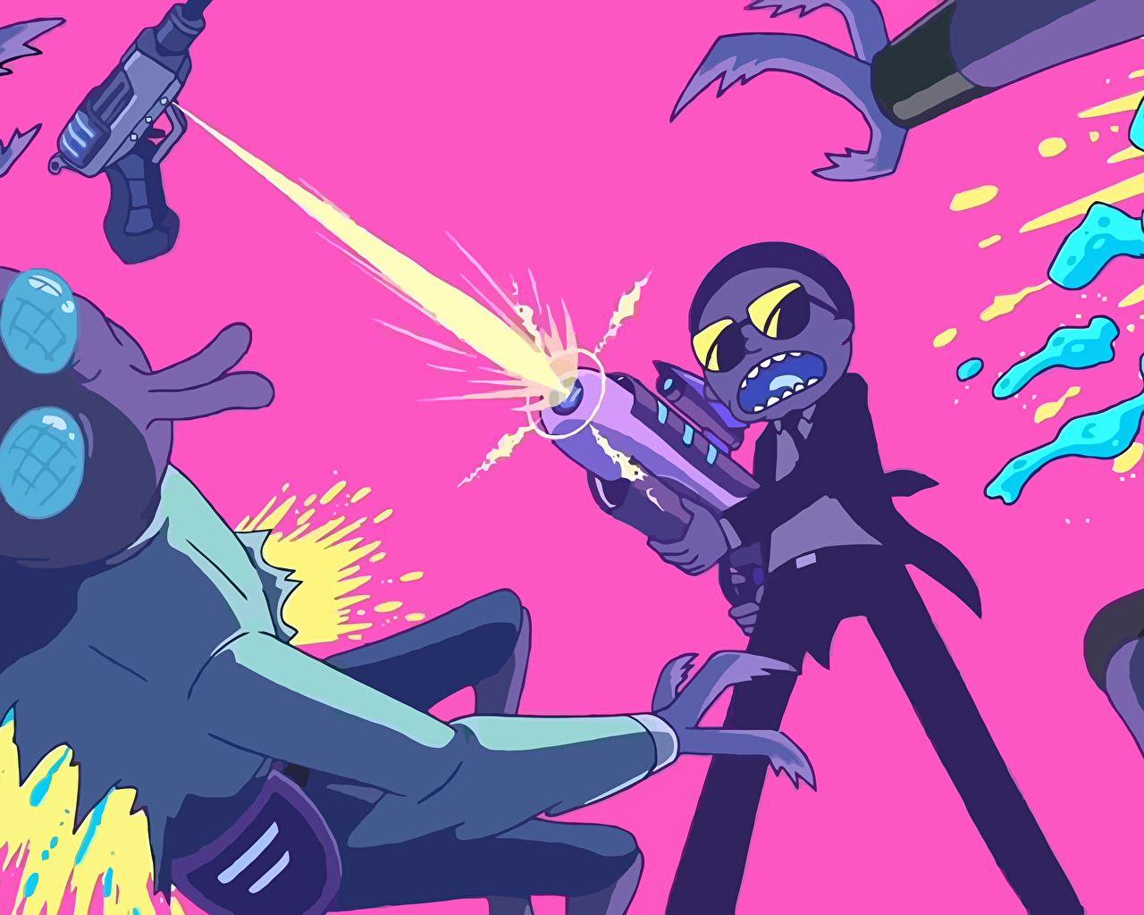 1280x1024 Run The Jewels Chia sẻ video có sự tham gia của Rick và Morty, được công bố là