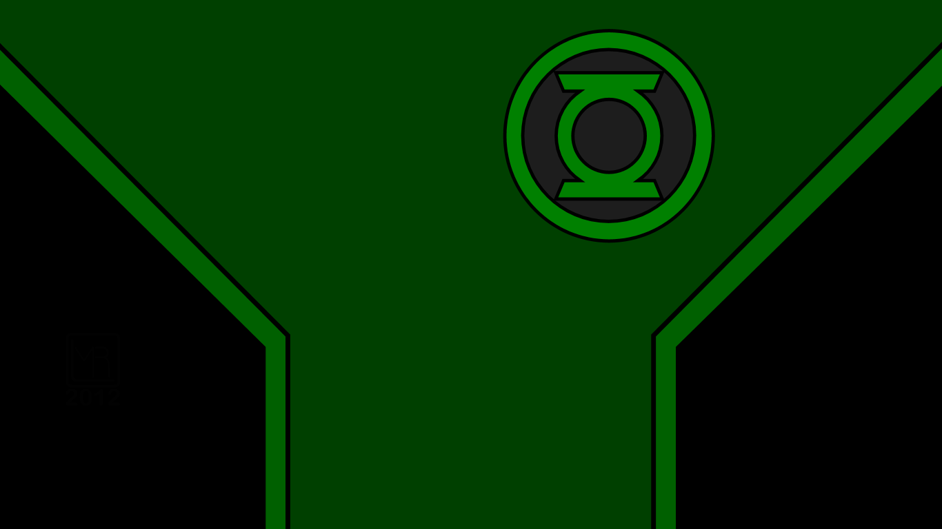 1366x768 Lantern Kyle Rayner Symbol III WP