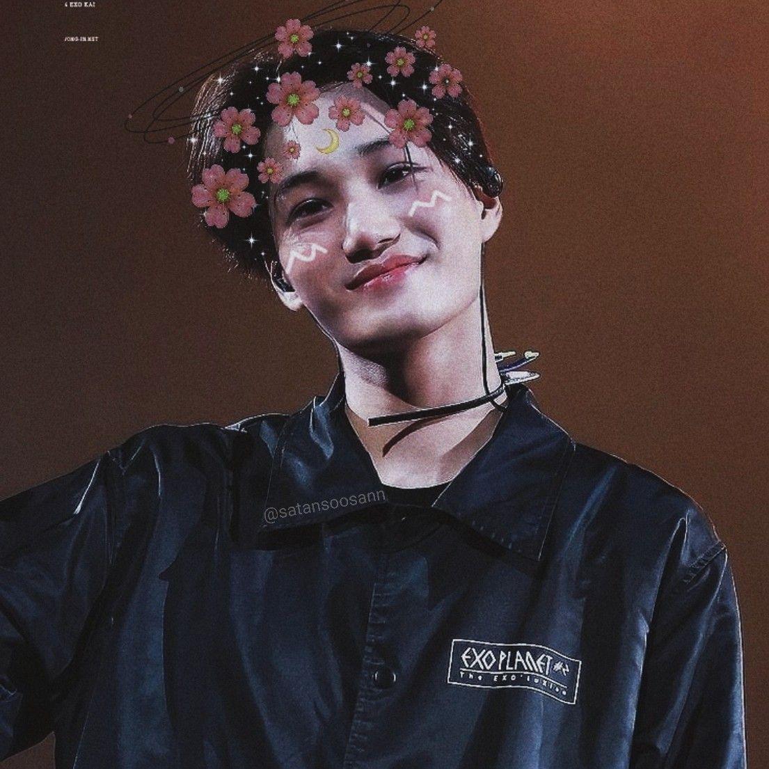1105x1105 Kai. Kim Jongin. EXO. edits. wallpaper. icons. kpop