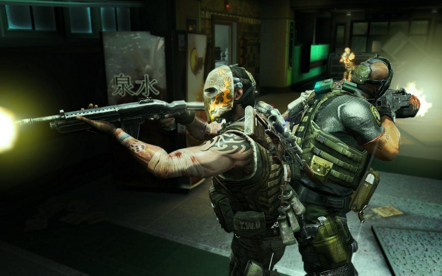 1440x900 Free download Army of Two HD Wallpaper The 40th Day Download
