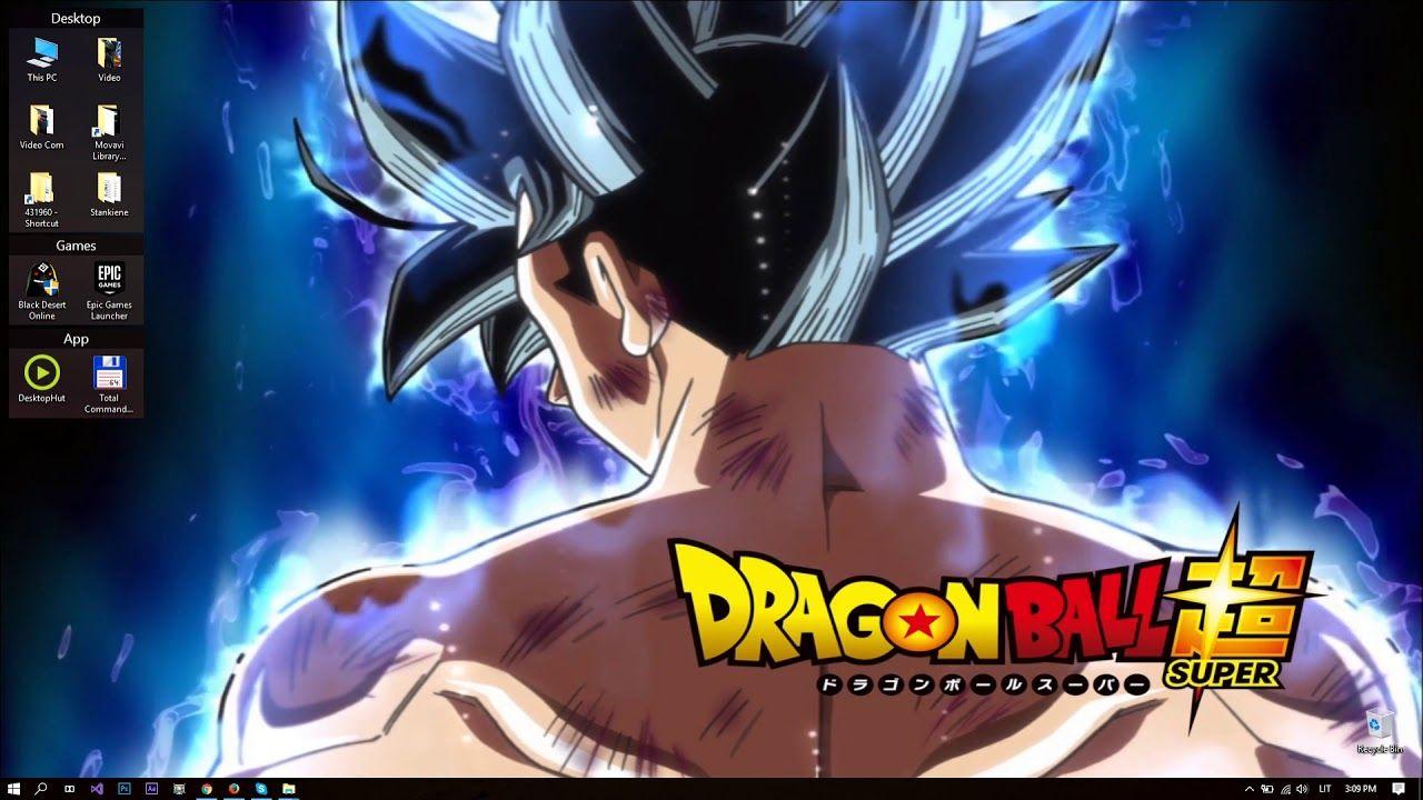 1280x720 DBS Goku Ultra Instinct Form HD Live Wallpaper