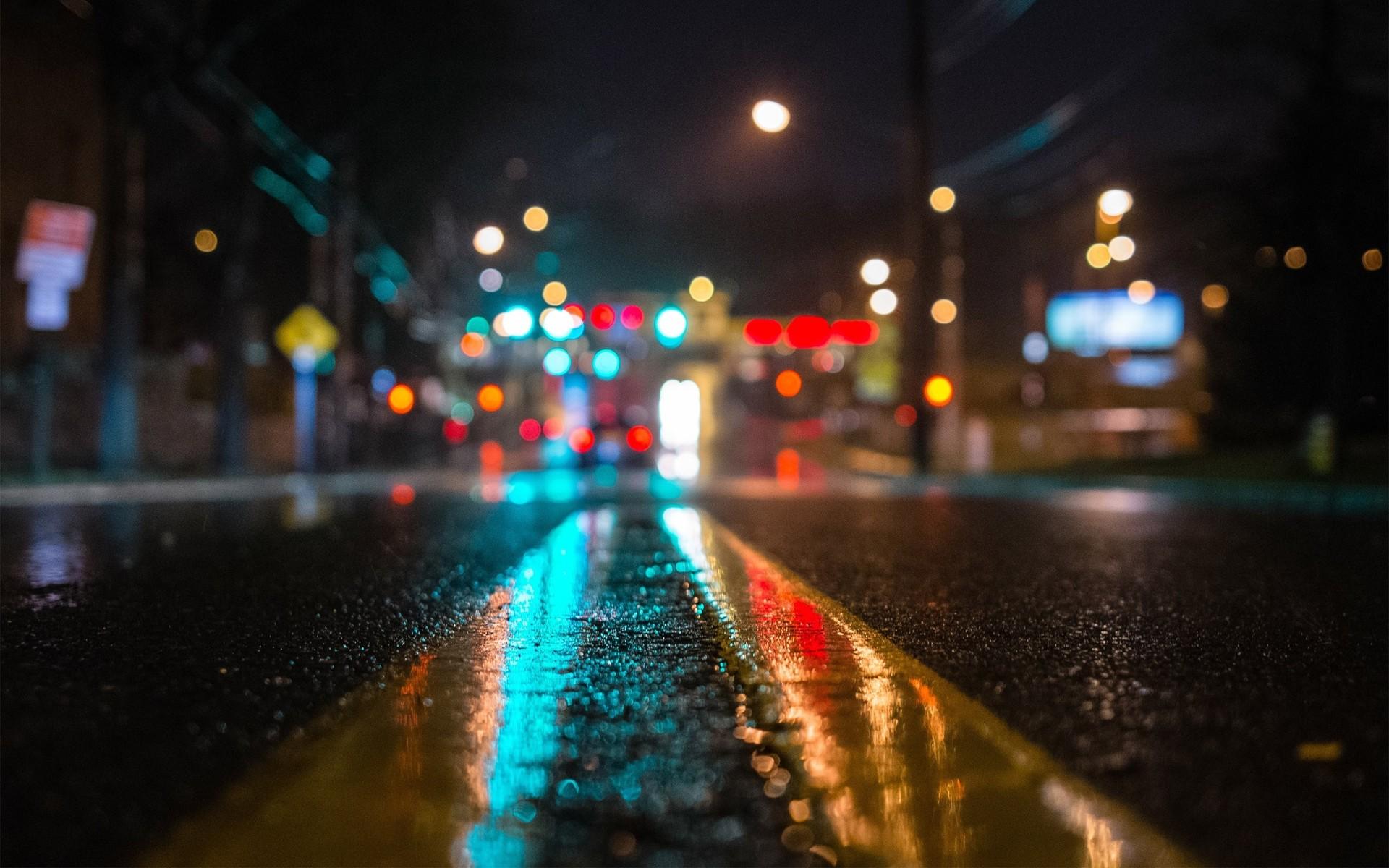 1920x1200 Road In The Dark City Wallpaper. Free Computer Desktop Wallpaper