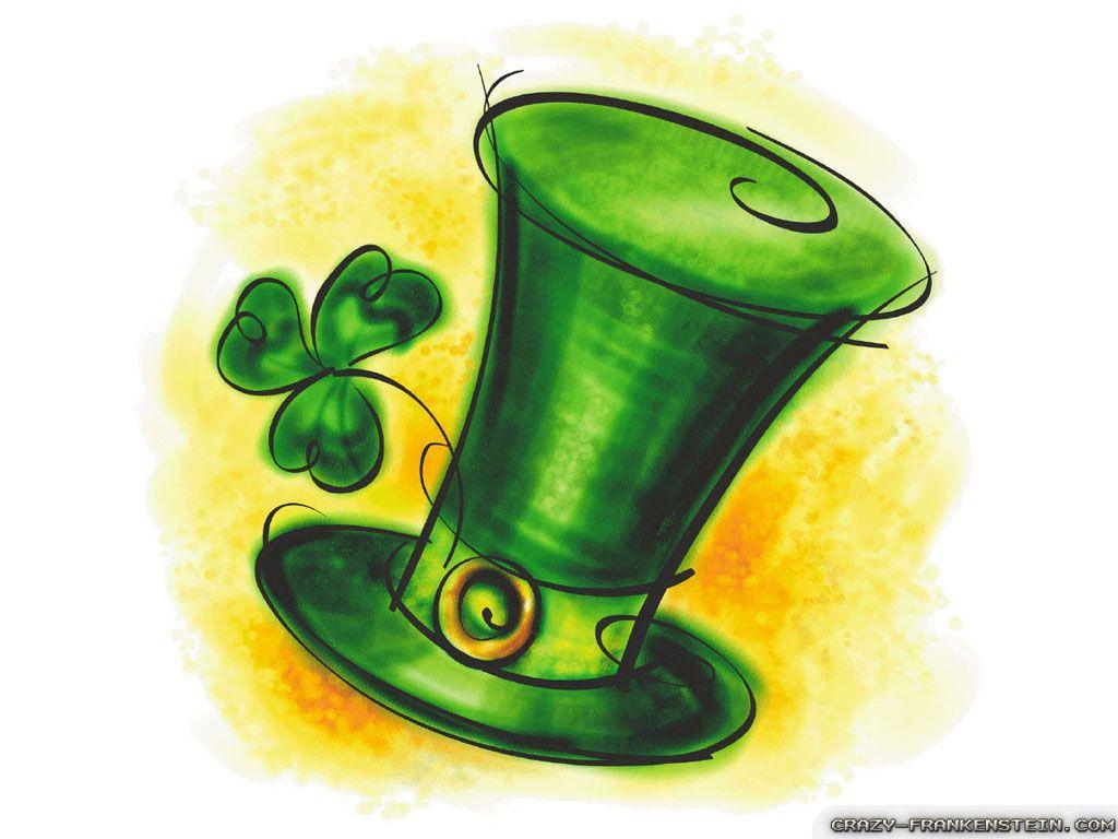 1024x768 Free download Leprechaun hat wallpaper Crazy Frankenstein