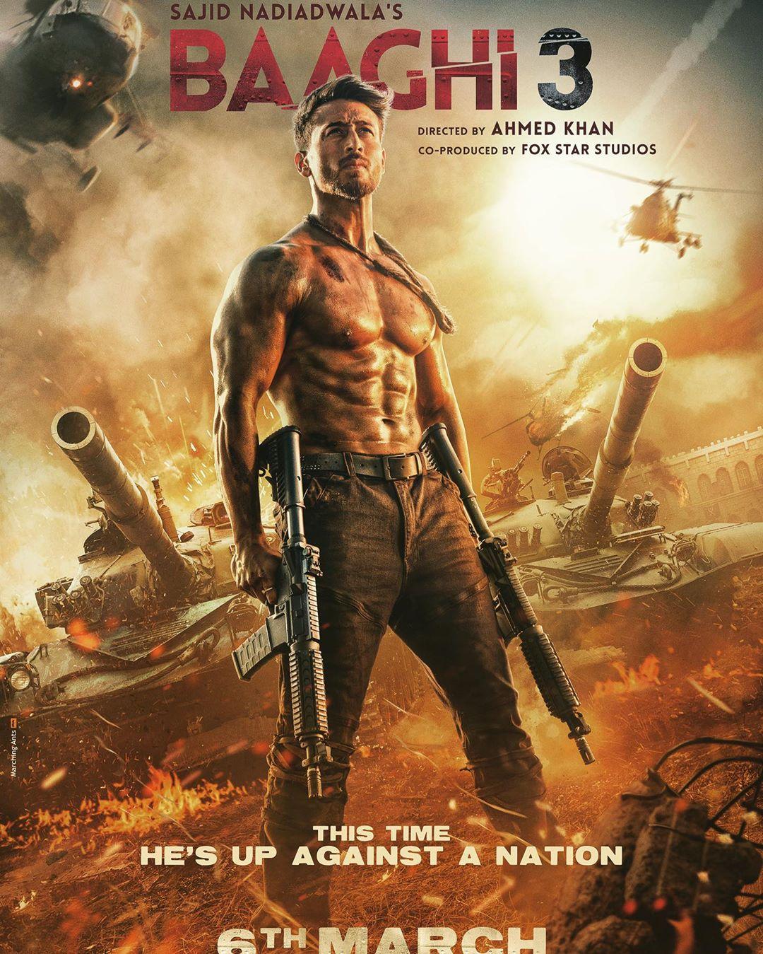 1080x1349 Baaghi 3 Movie HD Poster Wallpaper & First Look Free on Coming
