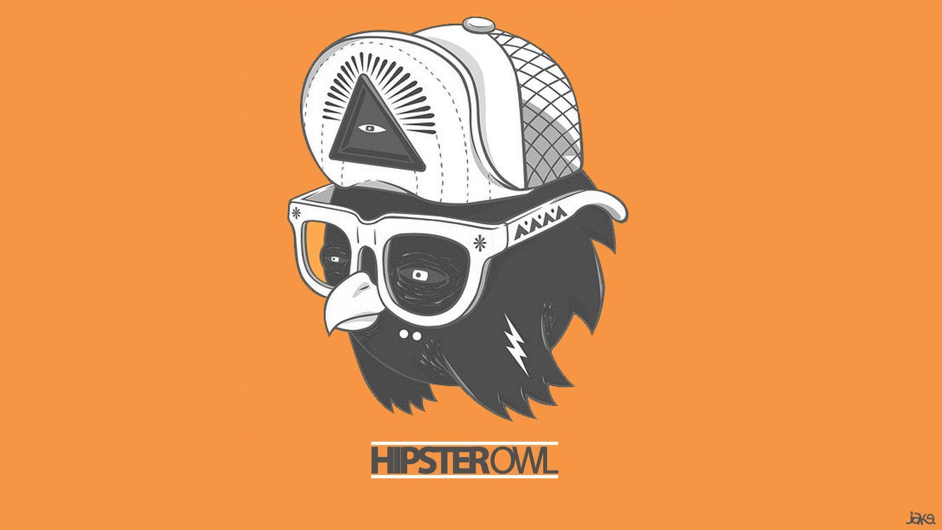 1920x1080 Hipster Owl 741026