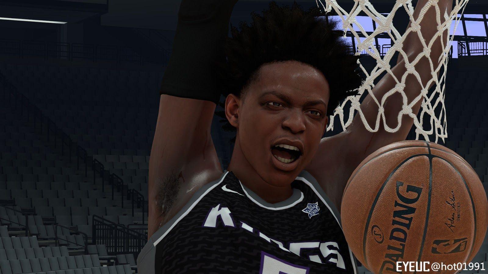 1600x900 NBA 2K19'Aaron Fox Cyberface by 728. Your