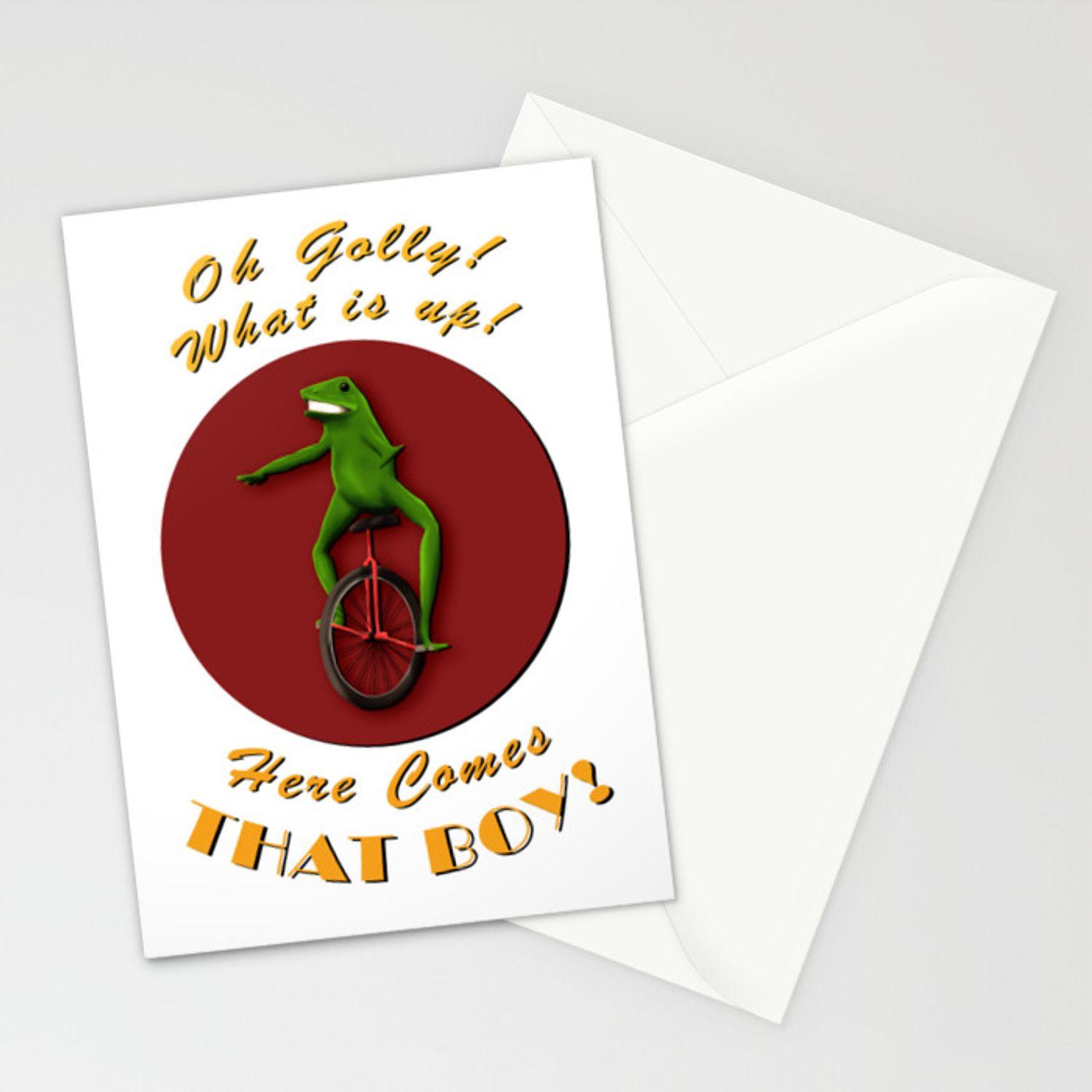 1500x1500 Dat Boi Vintage Stationery Cards
