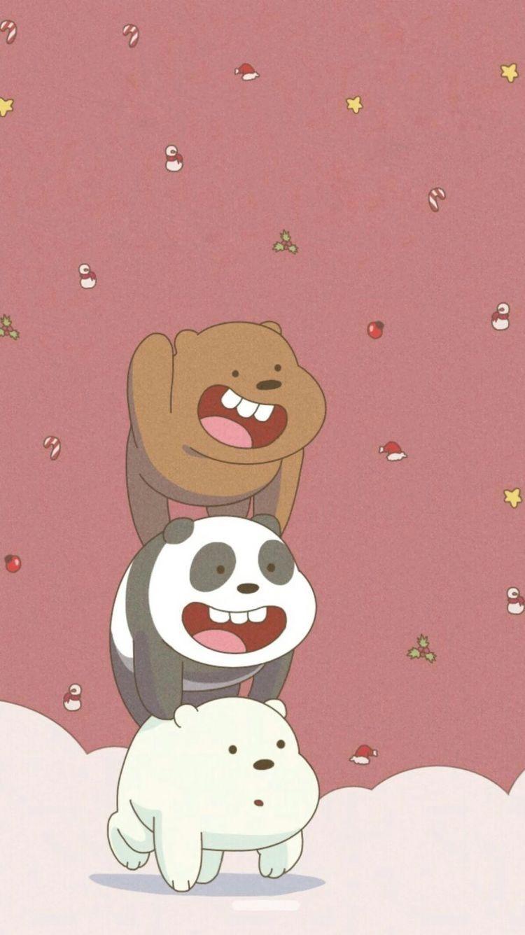 750x1336 We Bare Bears iPhone HD Wallpaper