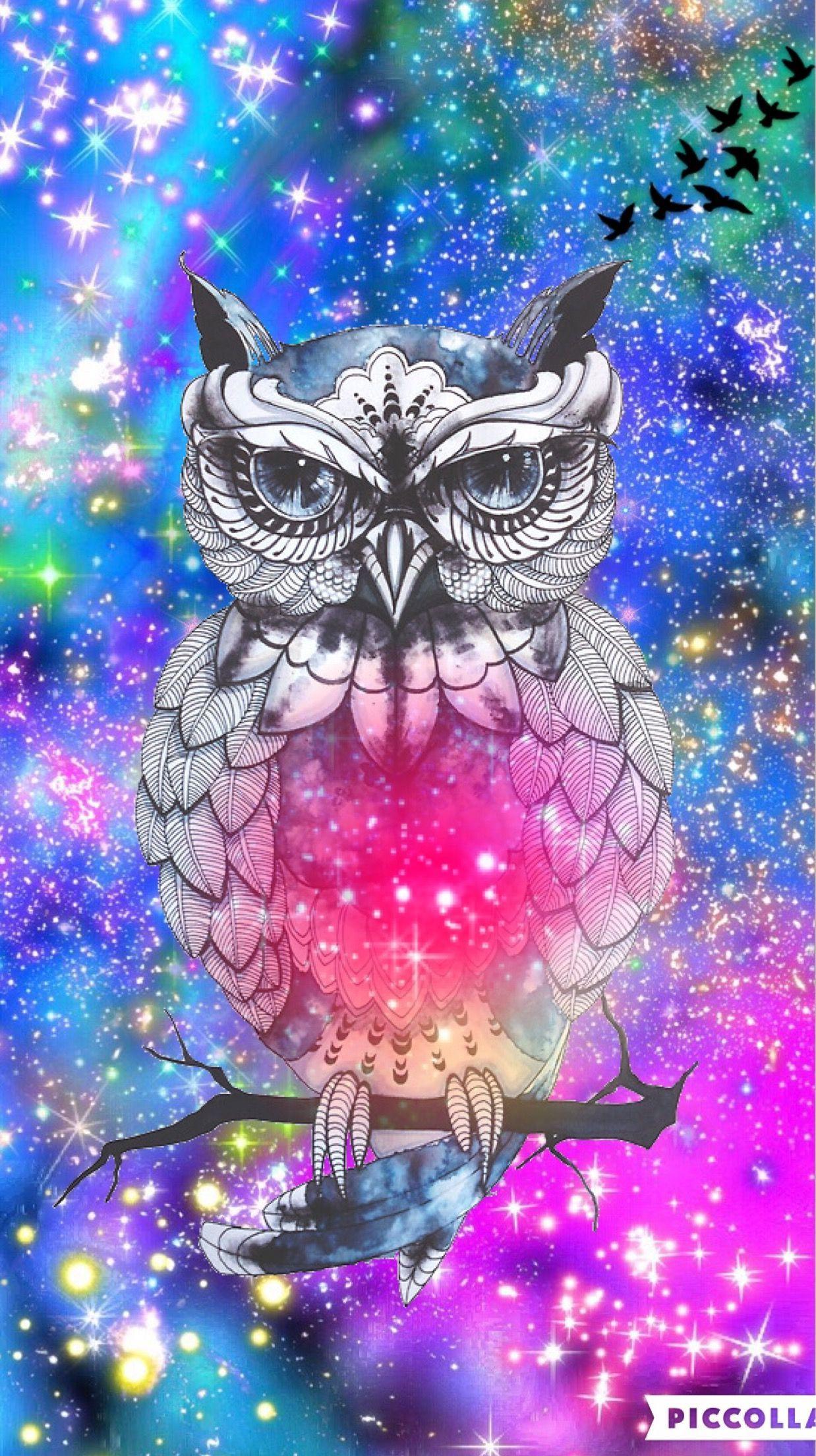 1238x2208 Hipster owl galaxy by rose. Hispter Wallies. create