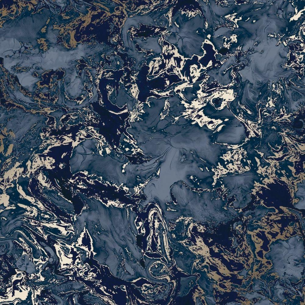 1000x1000 Blue And Gold Marble