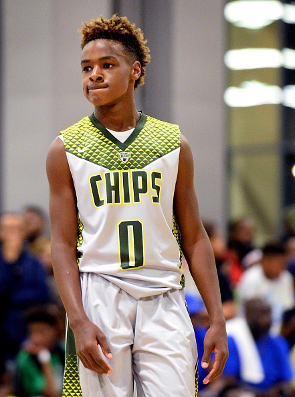 980x1320 LeBron James Jr. gets heckled.he's only 13 years old