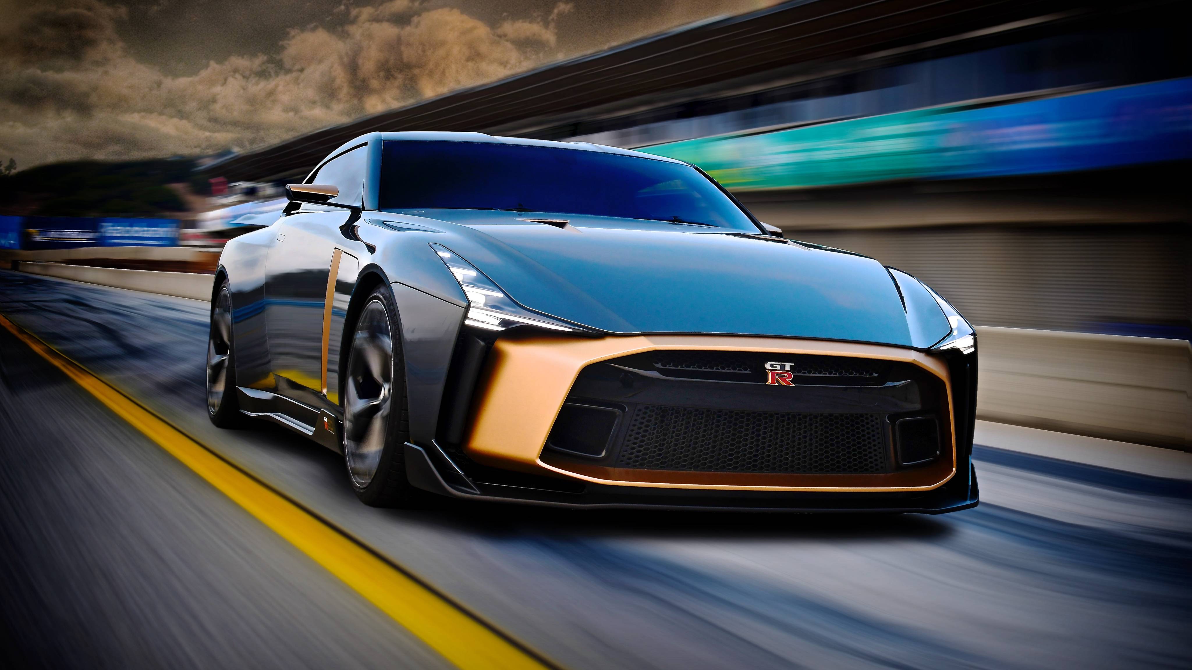 4096x2304 Nissan GT R50 Concept 2018 4K Wallpaper
