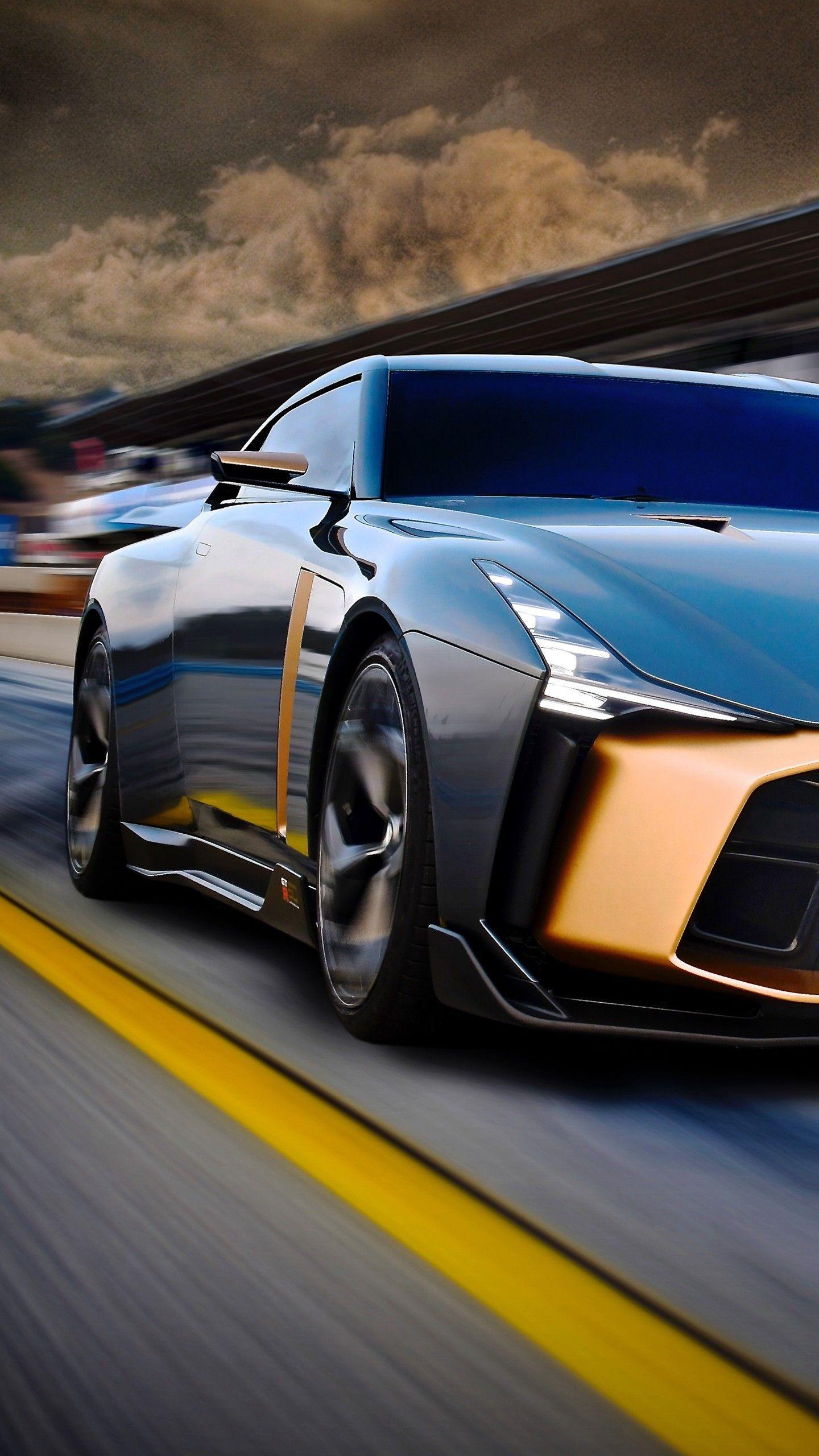 1440x2560 Cars #Nissan GT R50 Concept 2018 4K #wallpaper. Nissan Gtr