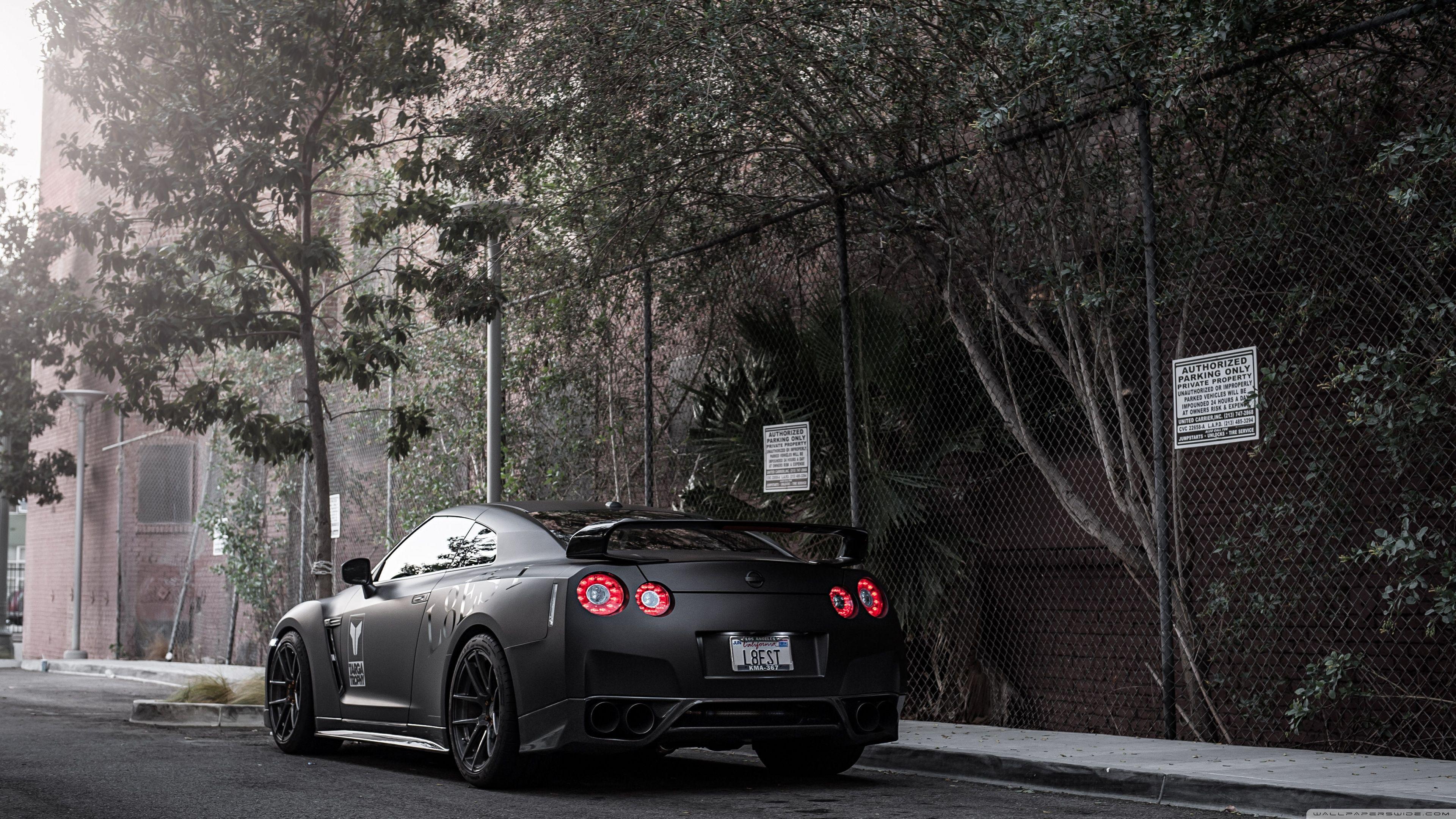 3840x2160 Nissan GT R Black Ultra HD Desktop Background Wallpaper For 4K UHD